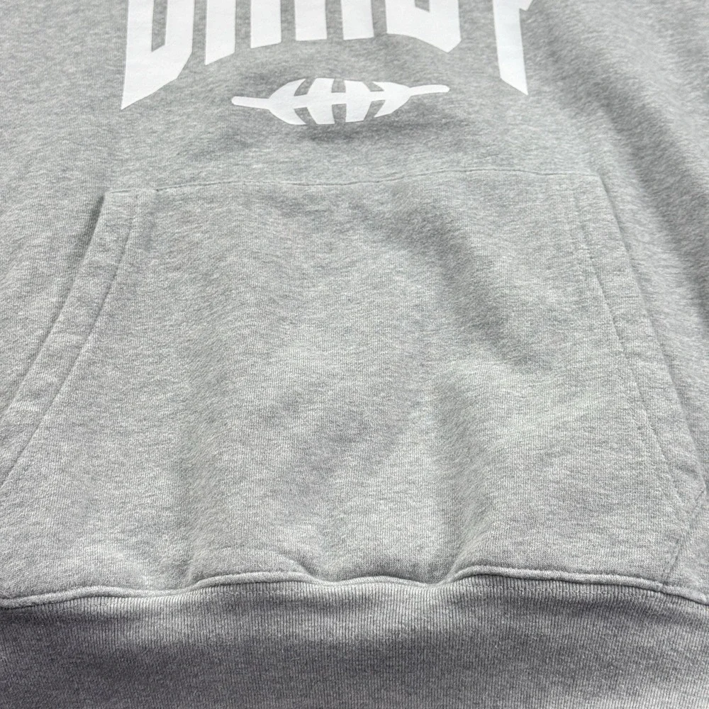 Brady Brand Varsity Hoodie Size M Gray Heather Tom‎ Brady Sweatshirt M22M002